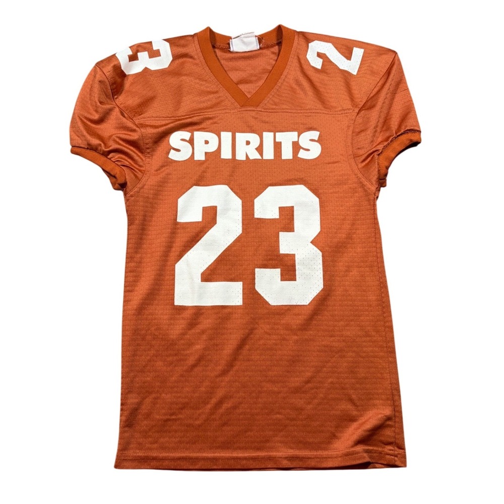 Teamwork Athletic Spirits Football Jersey 23 Burnt Orange Mesh Mens XS S